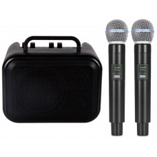 PA 5.25" System XPA-E400-HH2 With Two Handheld Microphones 