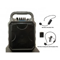 PA 8" System XPA-E08-HF2 With Two Hands-free Wireless Microphones