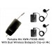 Portable Dual Wireless Microphone System 3.5mm - XWM-P830D