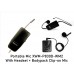Portable Dual Wireless Microphone System 3.5mm - XWM-P830D