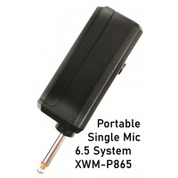 Portable Single Wireless Microphone System 6.5mm - XWM-P865